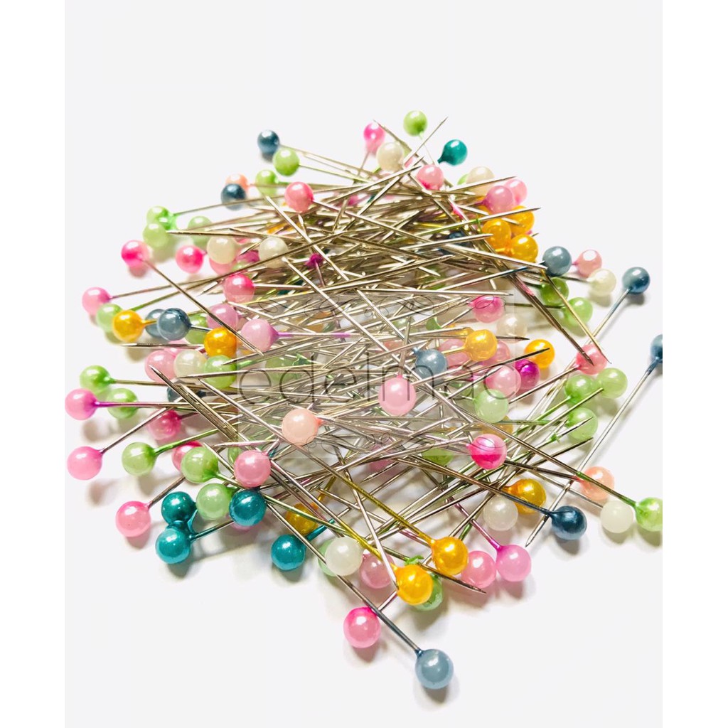 Jarum Pentul Pearl Head Pins colors