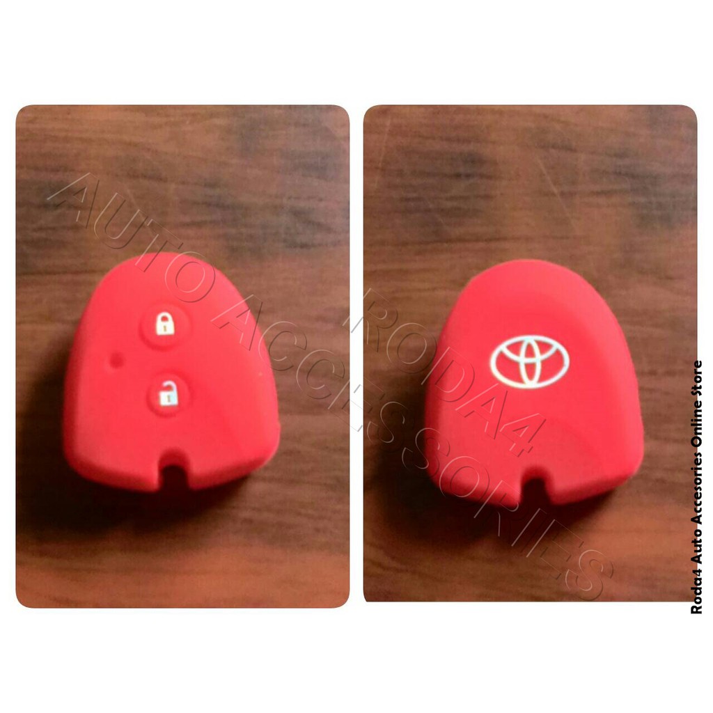 Cover Remote / Kunci Silicone / Karet All New Avanza 2015 Red