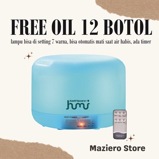 Humidifier Diffuser Free Oil 12 Botol Essential Oil Aromaterapi Pewangi Ruangan