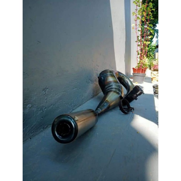 kenalpot Vespa racing Polini repro pdx mufler