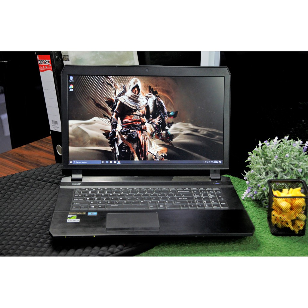 Laptop Gaming Aftershock P670 Free Sleeve Bag Core I7 8GB DDR4 1TB HDD 120GB SSD Nvidia Geforce GTX