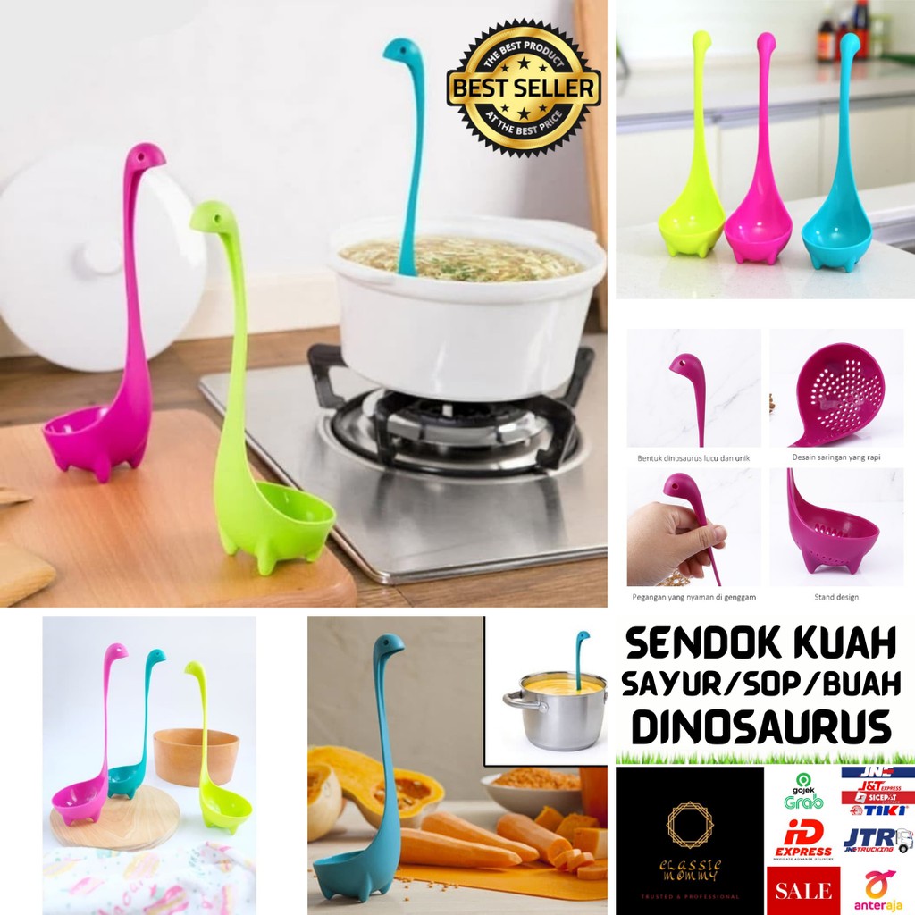 Sendok Centong Kuah Sayur Sup Sop Soup Buah Dinosaurus