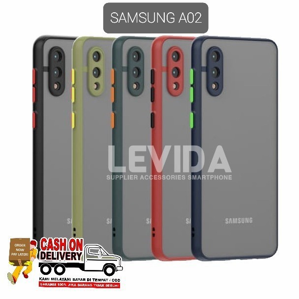 Samsung Galaxy A02 M02 Case Dove Matte Mychoice Slim Fuze Macaron