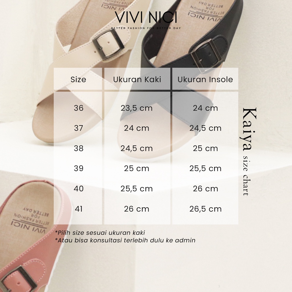 Vivi Nici - Kaiya Sandal Wanita-5