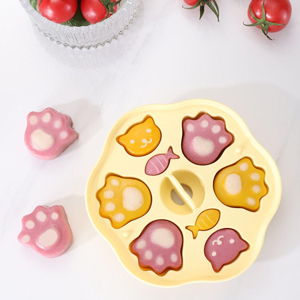 Top Cetakan Kue Silikon Reusable Rice Cake Kartun Cookie Making Dengan Penutup Cetakan