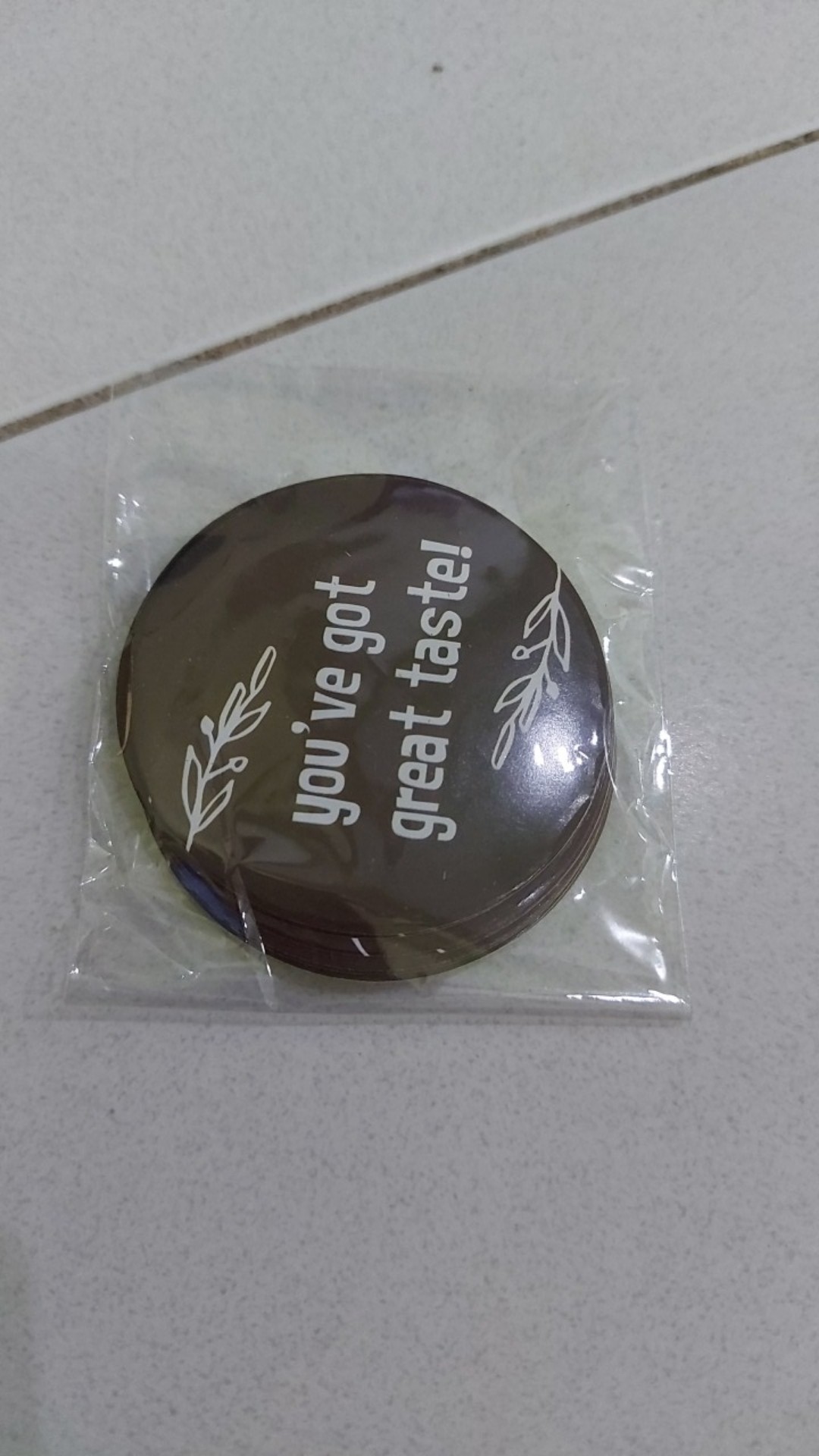 [harga 10pcs] Sticker Circle Diameter 5 Cm