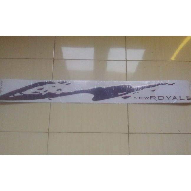 Stiker body panther New royal