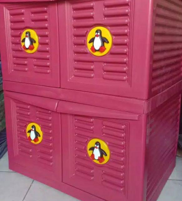 Promo Lemari Plastik Murah / Lemari Pakaian Jumbo Susun 3