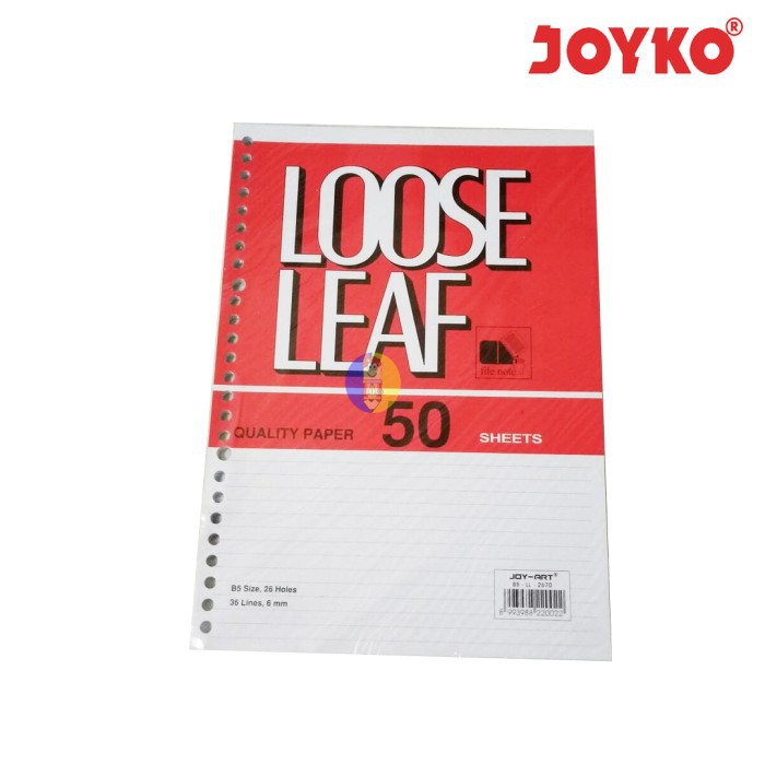 

Refill Loose Leaf / Isi Binder Joyko B5 - 50 Lembar