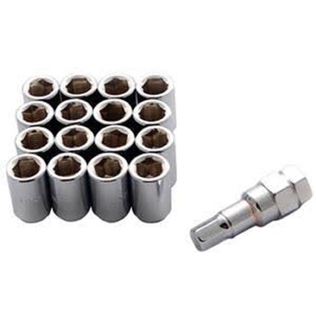 lug nut lugnut mur baut kunci L roda velg ban mobil ukuran 1,5