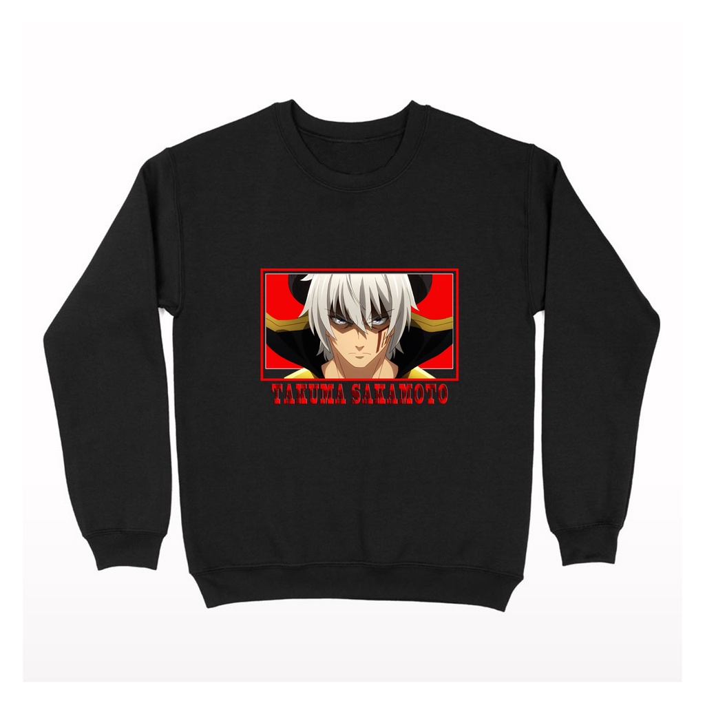 SWEATER CREWNECK ANIME TAKUMA SAKAMOTO ISEKAI MAOU TO SHOUKAN SHOUJO MANGA SHERA L.GREENWOOD REM