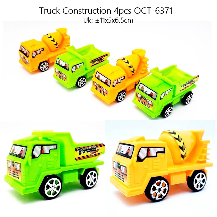 Set Mainan Truk Kontruksi/Truck Construction 4pcs OCT-6371