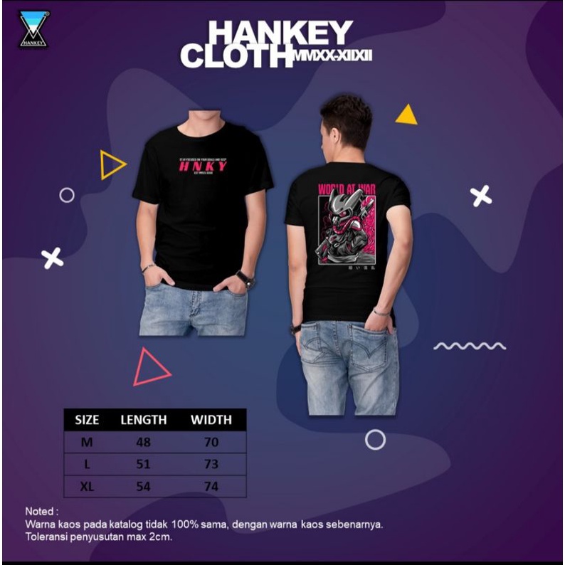 Kaos Distro Murah Hankey