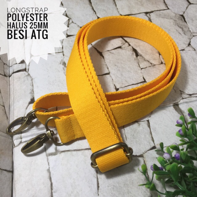 Longstrap Tali Tas Siap Pakai Webbing Polyester 25mm Besi