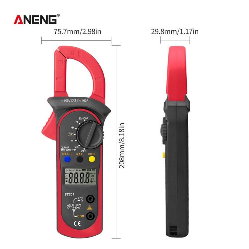 Multimeter Digital Clamp Voltage Tester Multitester Energy Saving