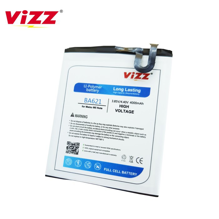 Vizz Double Power Battery Batre Baterai Vizz Meizu BA621 M5 Note