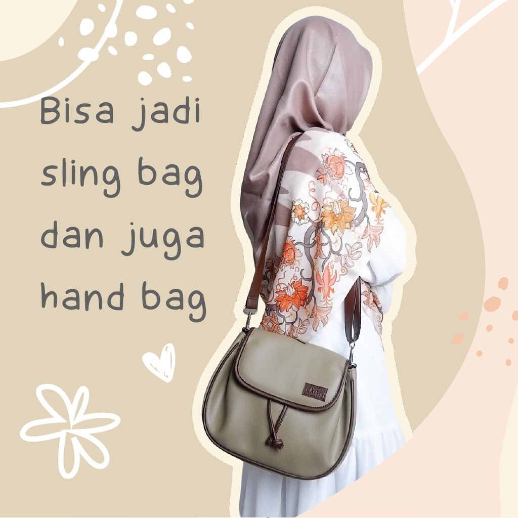 Tas Selempang Kulit Sintetis Syafa by Chessy