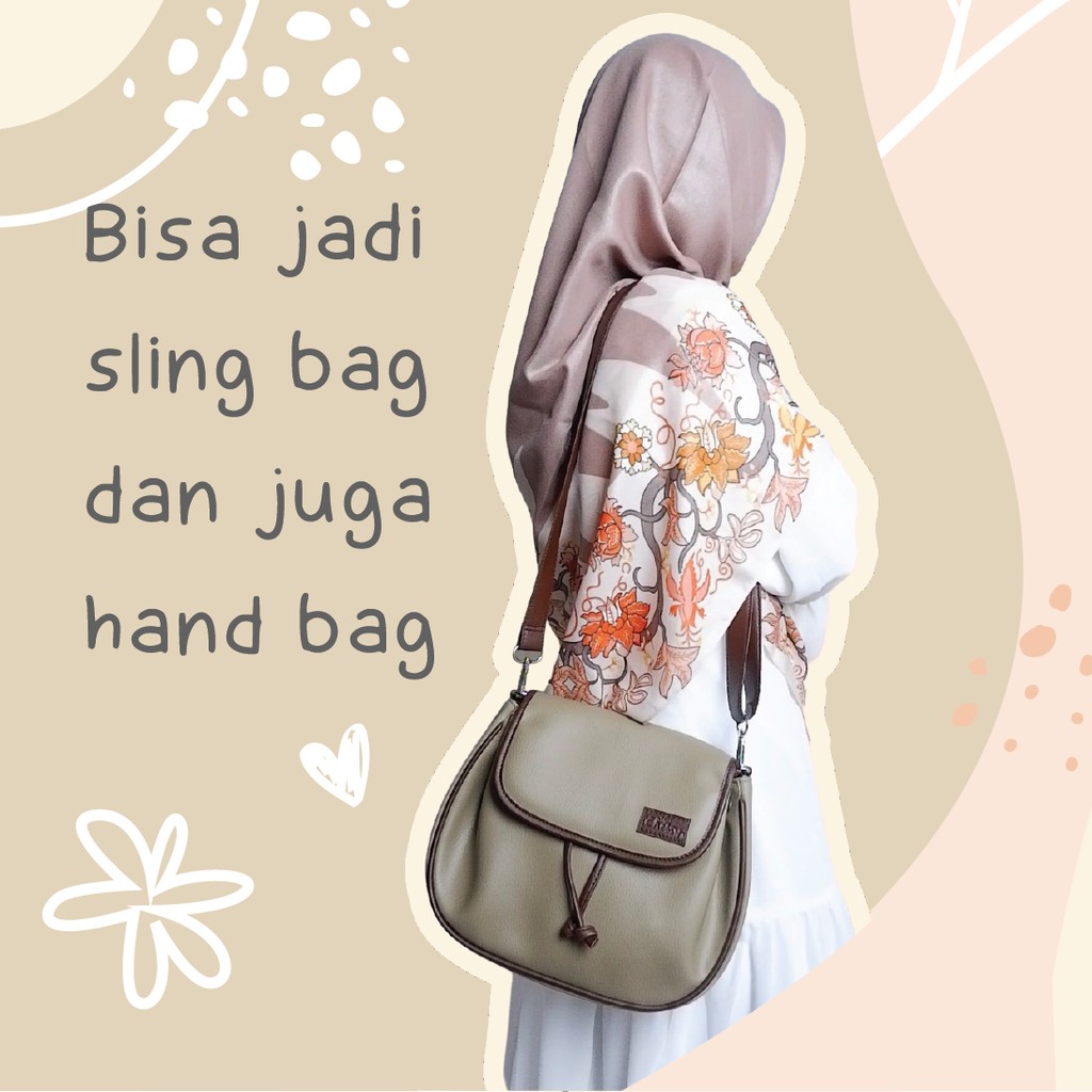 Tas Selempang Kulit Sintetis Syafa by Chessy