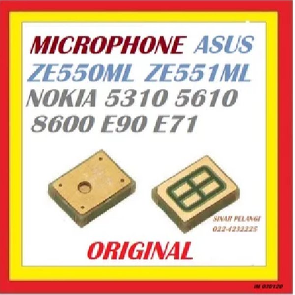 Mic / mic nokia 5310 / e63 / e71 / e90 ori/n5310/n83 zenfone ze550ml ze551ml