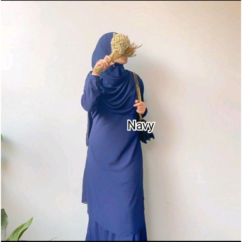 Gamis Wanita Ceruty Baby doll |Maryam Dres|  Best Seller (Free totebag)