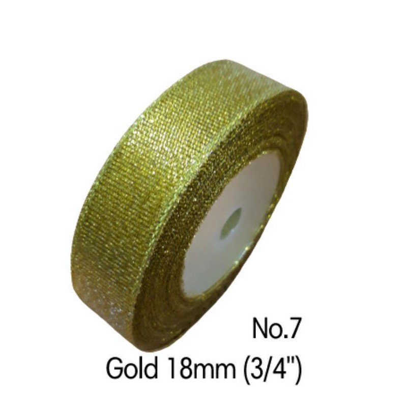 Pita Glitter Gold Silver 18meter Harga/roll