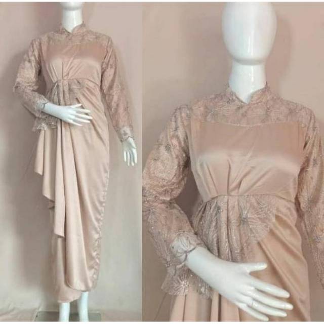 Gamis Alika Maxy Jumbo XXL Gaun Pesta Syari Kondangan