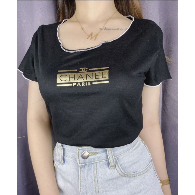 Kaos Neci Wanita Chel/ Atasan Wanita/AURORACLOTHING