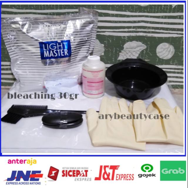 Matrix light master bleaching rambut paket