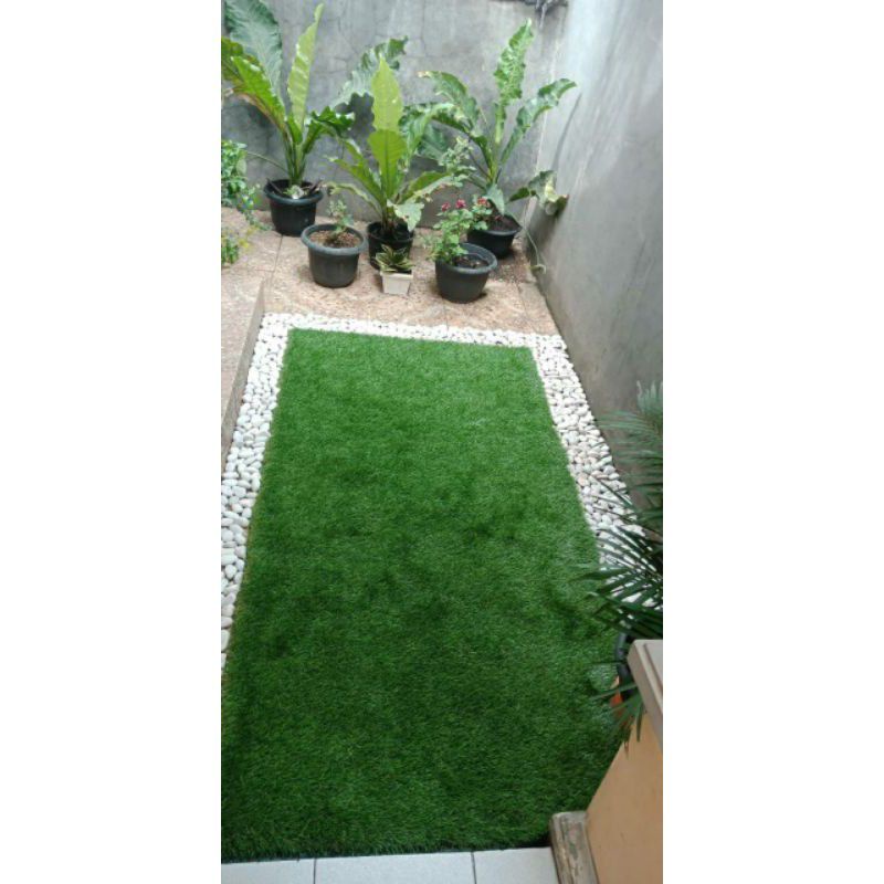 Rumput sintetis swiss/karpet sintetis swis ukuran 1m x 1m