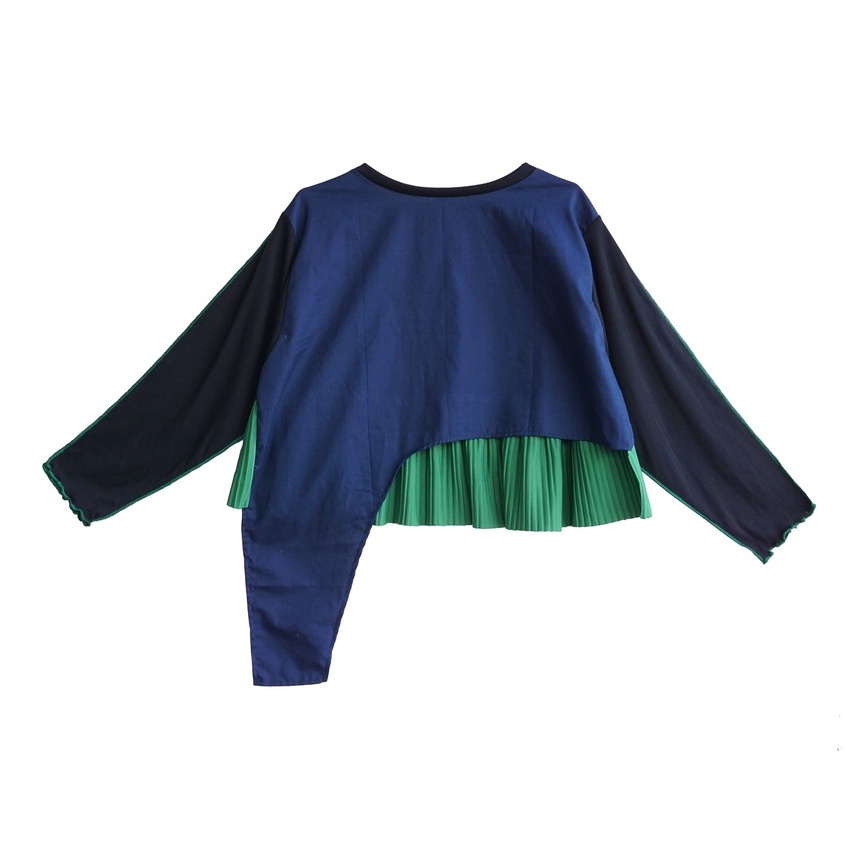 Pinx Half Moon Void Crop Top Black