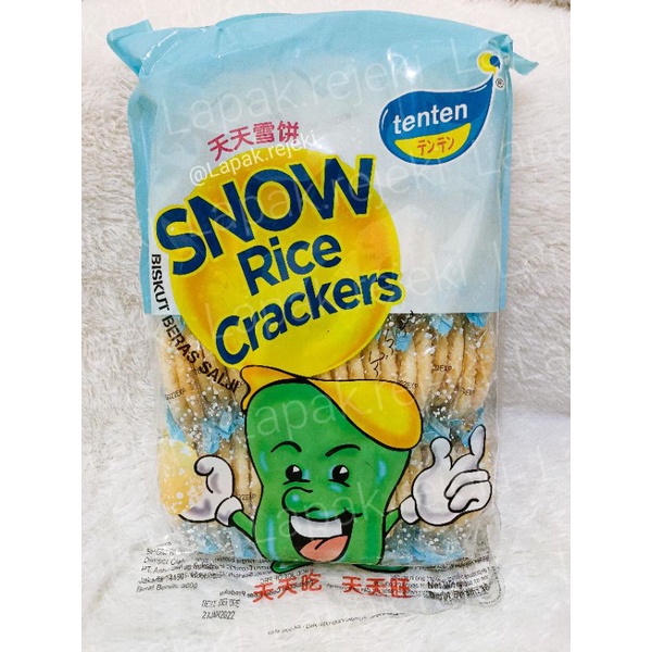 Tenten Rice Crackers Snow isi 40 Packs / Snow Rice Crackers / Biskuit Beras Salju