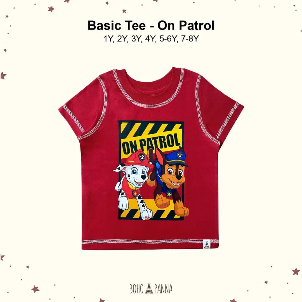 BOHOPANNA BASIC TEE PAW PATROL - KAOS ANAK