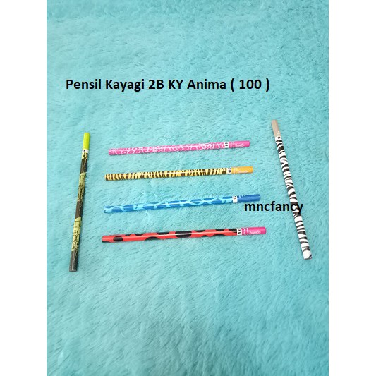 

pensil kayu /pensil kayagi 2B Ky Anima (100) / harga Per Lusin