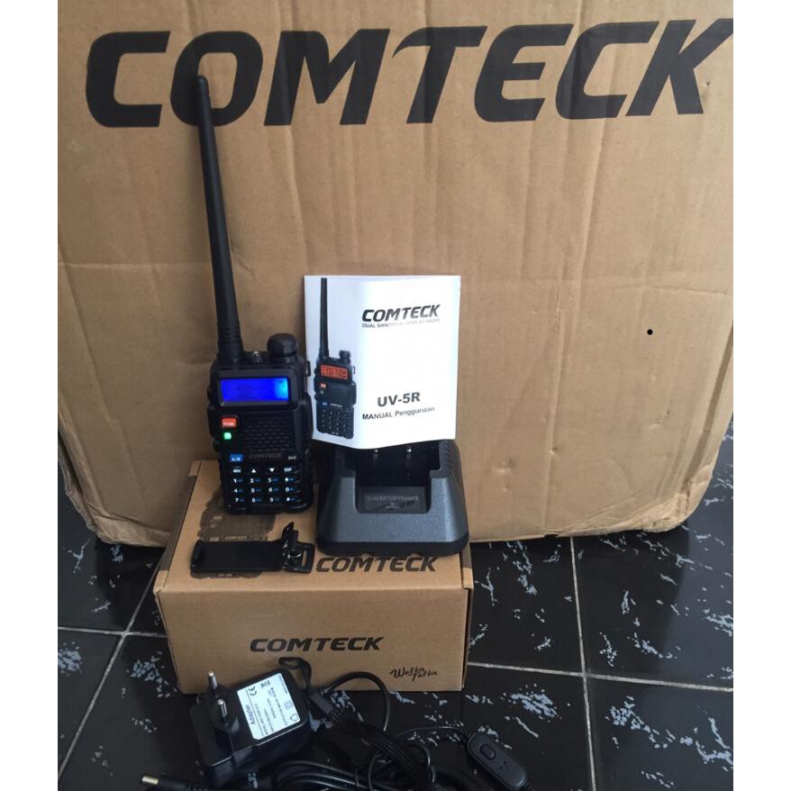 HT Comteck UV-5R Dual Band Bergaransi Izin postel