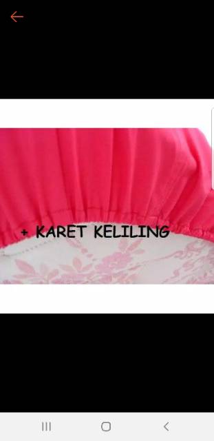 ETALESE PENAMBAHAN KARET KELILING SPREI