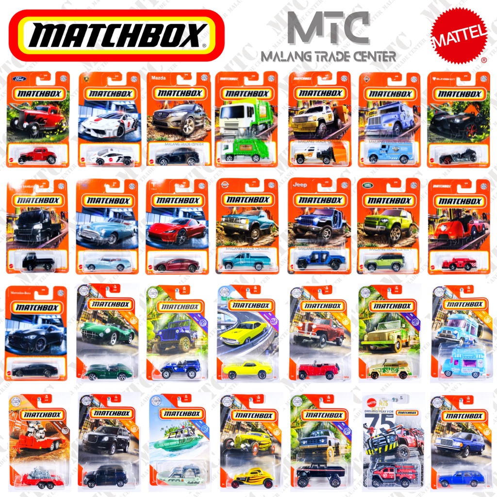 MATCHBOX ORIGINAL MATTEL - DIECAST MAINAN MOBIL MOBILAN BISA PILIH VARIAN