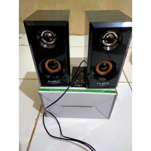 MURAH~Speaker AKTIF FLECO F-017 / Speaker Mini HP dan Komputer F-017 | FMS