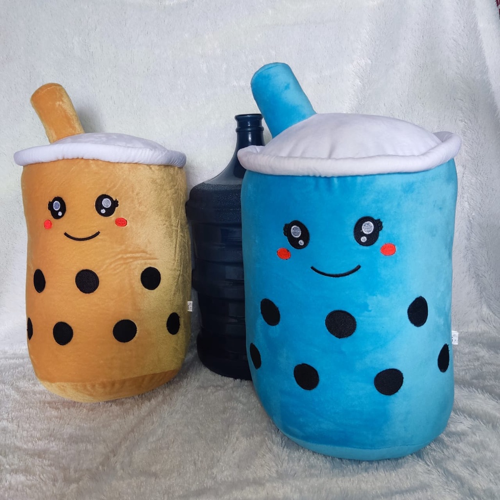 BONEKA BOBA JUMBOLAMPU LED / BOBA Milk Tea LED Boneka boba milk teaBoneka Mainan Anak Perempuan  bob