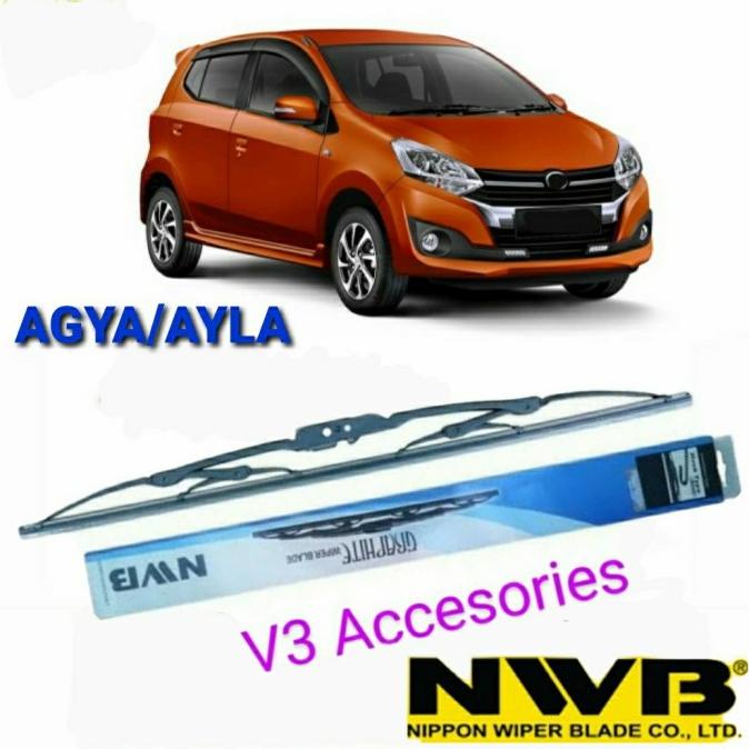 `````````] Wiper NWB Graphite AGYA/AYLA sepasang