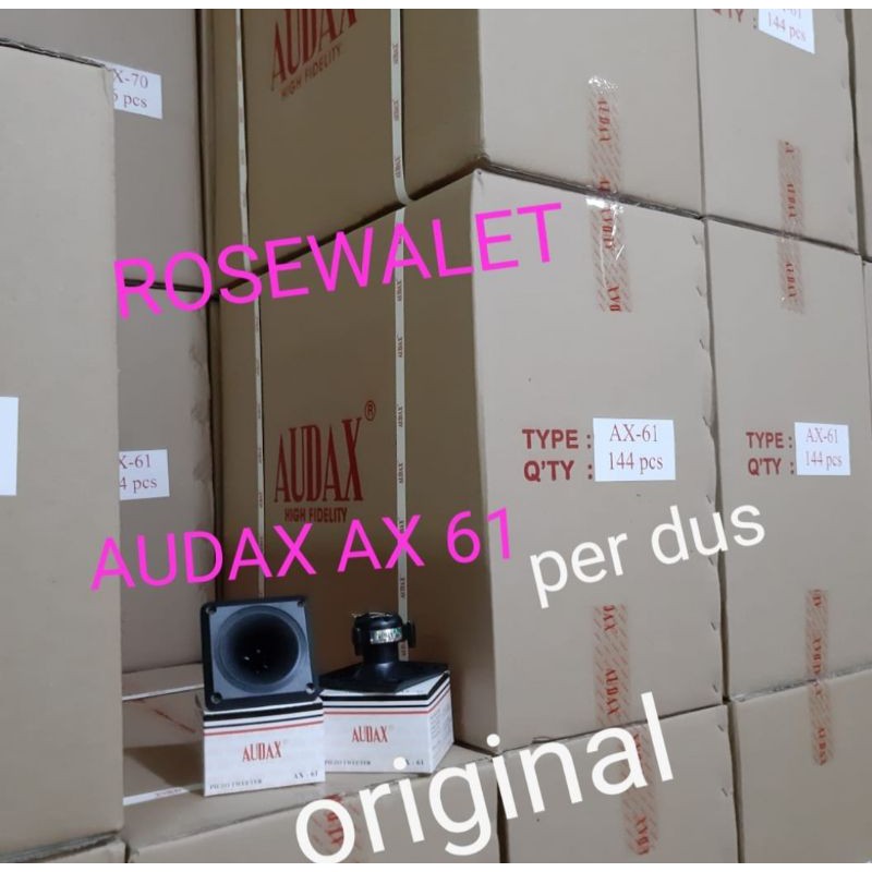 AUDAX AX 61 SATU DUS TWEETER INAP ORIGINAL