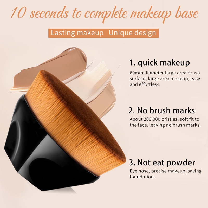 Brush Foundation Bb Cream Bentuk Kelopak Bunga Untuk Makeup