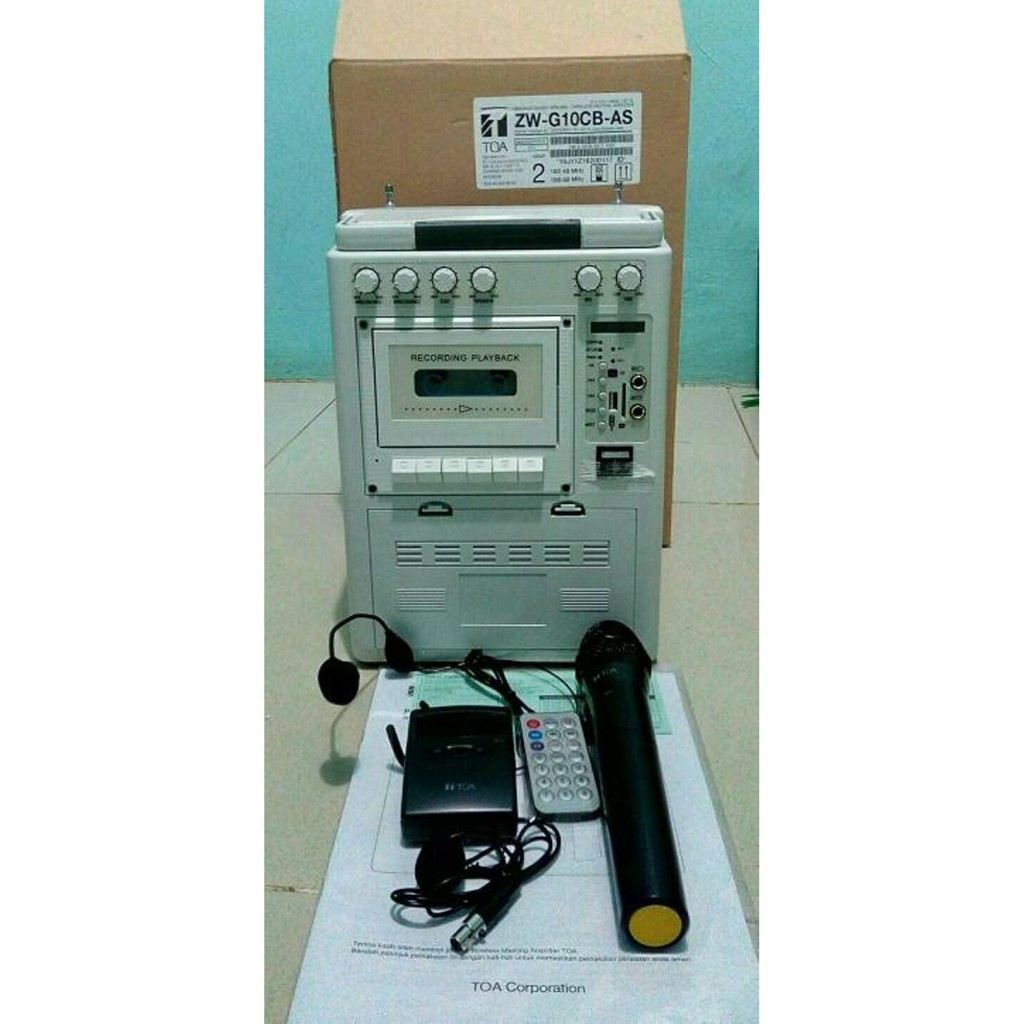 Speaker Portable Wireless Meeting Toa ZW G10CB AS amplifier wireless toa ZW G 10 CB AS