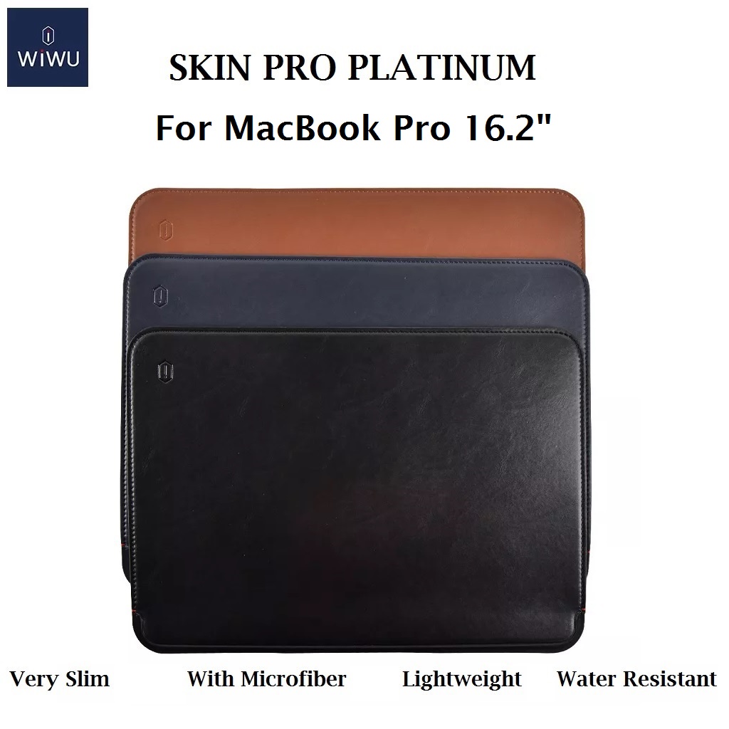 AKN88 - WIWU Skin Pro Platinum 16.2 - Microfiber Leather - Sarung Laptop 16.2