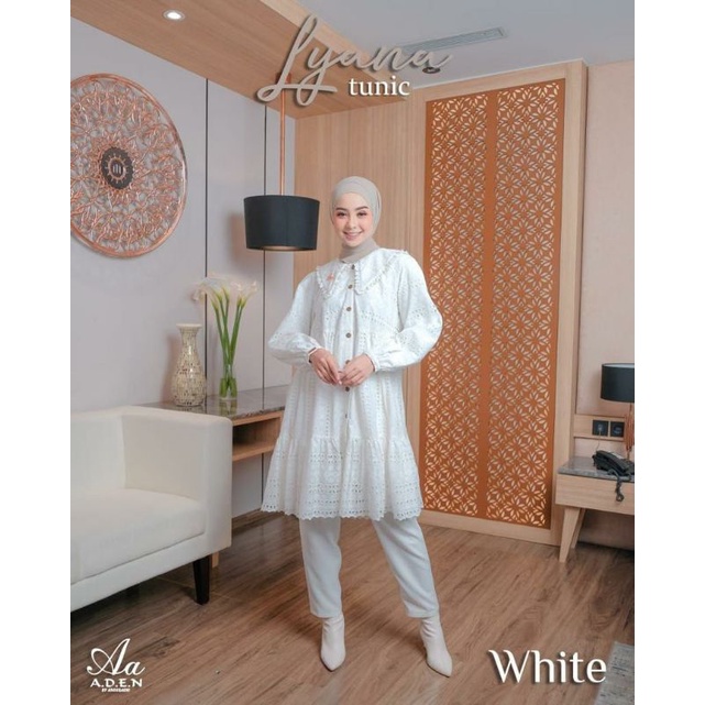 Lyana Tunic by Aden | Tunic by A.d.e.n | A.d.e.n_hijab | Outfit by a.d.e.n | Tunic Branded Mewah dan