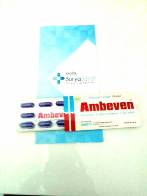 Ambeven 1 Blister isi 10 Kapsul - Obat Wasir - Ambeien