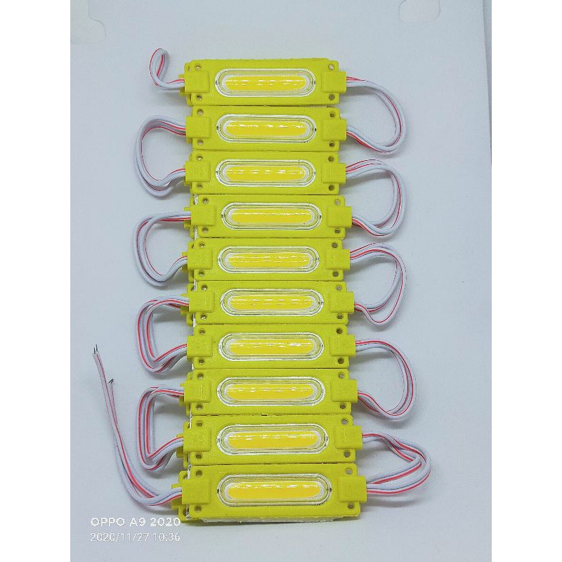 led modul 6 mata bening 12 &amp; 24 volt,lampu led kapsul modul cob 6818