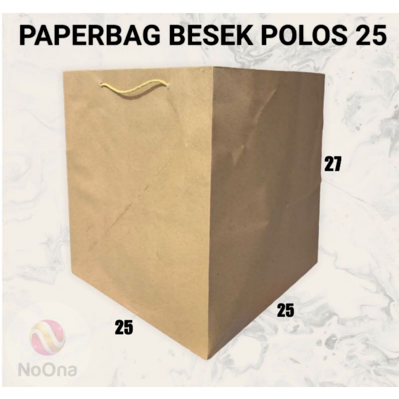 

Paperbag Besek 25 x 25 x tinggi 27 cm