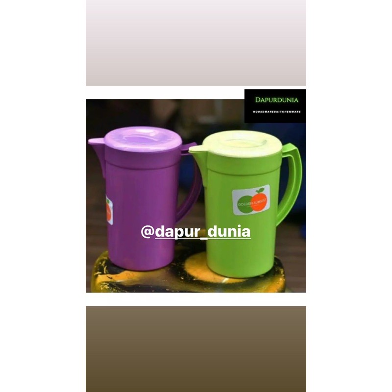 Eskan / teko air plastik golden sunkist 1,3ltr ( KAB3009 )