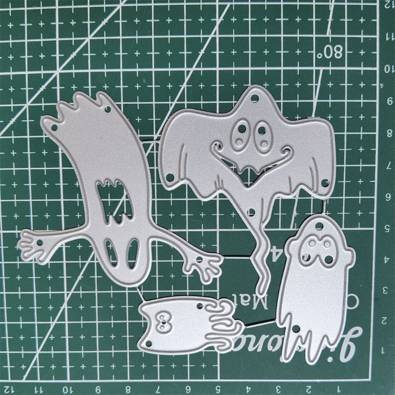 Cetakan Stensil Cutting Dies Motif Halloween Bahan Metal Untuk Scrapbook / Craft DIY / Kartu