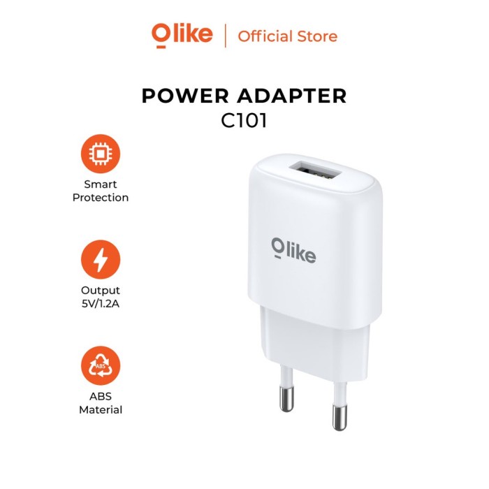 Olike Power Adapter C101 | C102 | C201 Garansi Resmi